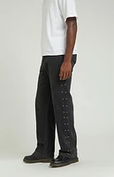 Pacsun Black Baggy Studded Jeans