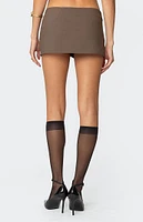 Edikted Ellis Buttoned Up Mini Skort