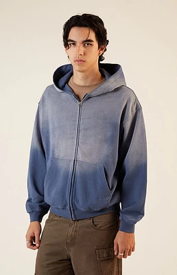 PacSun Heavyweight Spray Full Zip Hoodie