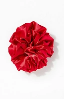 Pacsun Red Textured Hair Scrunchie