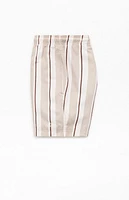 Pacsun Basket Striped 5" Swim Trunks