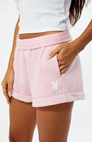 Playboy By PacSun Classic Boyfriend Sweat Shorts