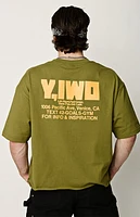 YIWO Beast Lift Cropped T-Shirt