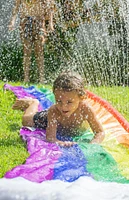 PoolCandy Rainbow Colors Backyard Water Slide