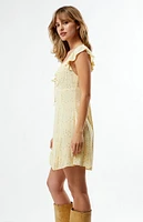 LA Hearts Keyhole Babydoll Mini Dress