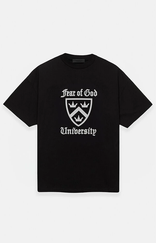 Fear of God Essentials Black Heavy Crew Neck T-Shirt