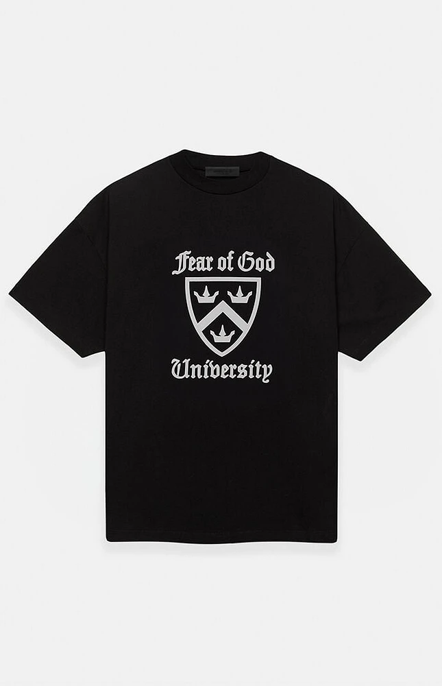 Fear of God Essentials Black Heavy Crew Neck T-Shirt