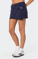 Edikted Asymmetric Pocket Mini Skirt