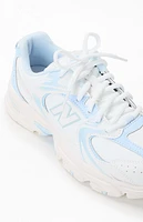 New Balance Kids Off White & Blue 530 Shoes