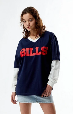 Wild Collective NFL x PacSun Buffalo Bills Mesh Long Sleeve Jersey