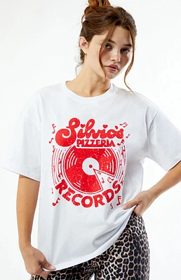 Silvio's Pizza Records Oversized T-Shirt