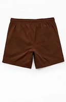 PacSun Solid Ripstop 6.5" Swim Trunks