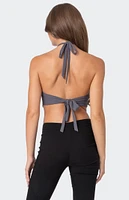 Edikted Raine Curved Halter Top