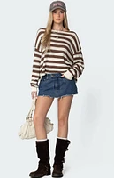 Edikted Anney Oversized Striped Sweater