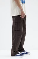 PacSun Brody Brown Cotton Cargo Pants