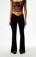 LA Hearts Cinched Front Flare Pants