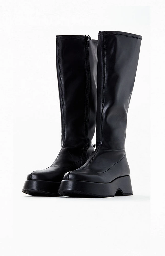 Women's Kimberly Faux Leather Knee High Boots