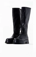 CIRCUS NY Women's Kimberly Faux Leather Knee High Boots