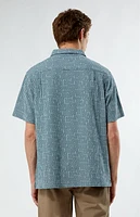 Pacsun Santiago Green Camp Shirt