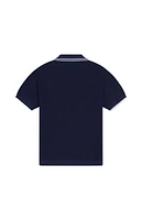 WeSC America Inc Dark Blue Polo Collar Cardigan Shirt