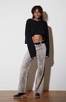 LA Hearts Effie Boxy Cropped Sweater