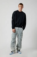 PacSun Light Indigo Baggy Cargo Jeans