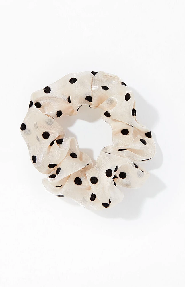 LA Hearts Polka Dot Scrunchie