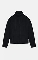 Fear of God Essentials Women's Jet Black Turtleneck Sweater