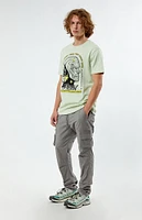 PacSun Stretch Gray Slim Cargo Pants