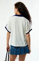 Your Favorite Kelli Pointelle Polo Shirt