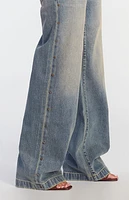 Pacsun Casey Low Rise Baggy Jeans Star Stud