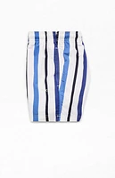Pacsun Roosevelt Striped 4.5" Swim Trunks