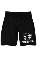 Deadpool and Wolverine Head Pen Art Shorts