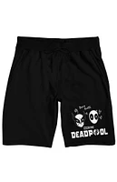 Deadpool and Wolverine Head Pen Art Shorts