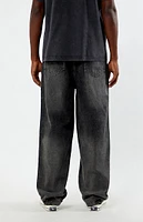 PacSun Black Acid Wash Carpenter Extreme Baggy Jeans