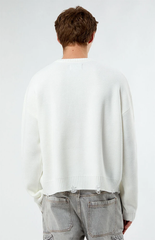 Careless Amime Cropped Sweater