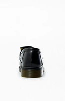 Dr Martens Black Adrian Polished Smooth Leather Tassel Loafers
