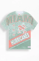 Mitchell & Ness NCAA Miami Hurricanes Playmaker T-Shirt
