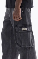 PacSun Black Wash Baggy Cargo Jeans