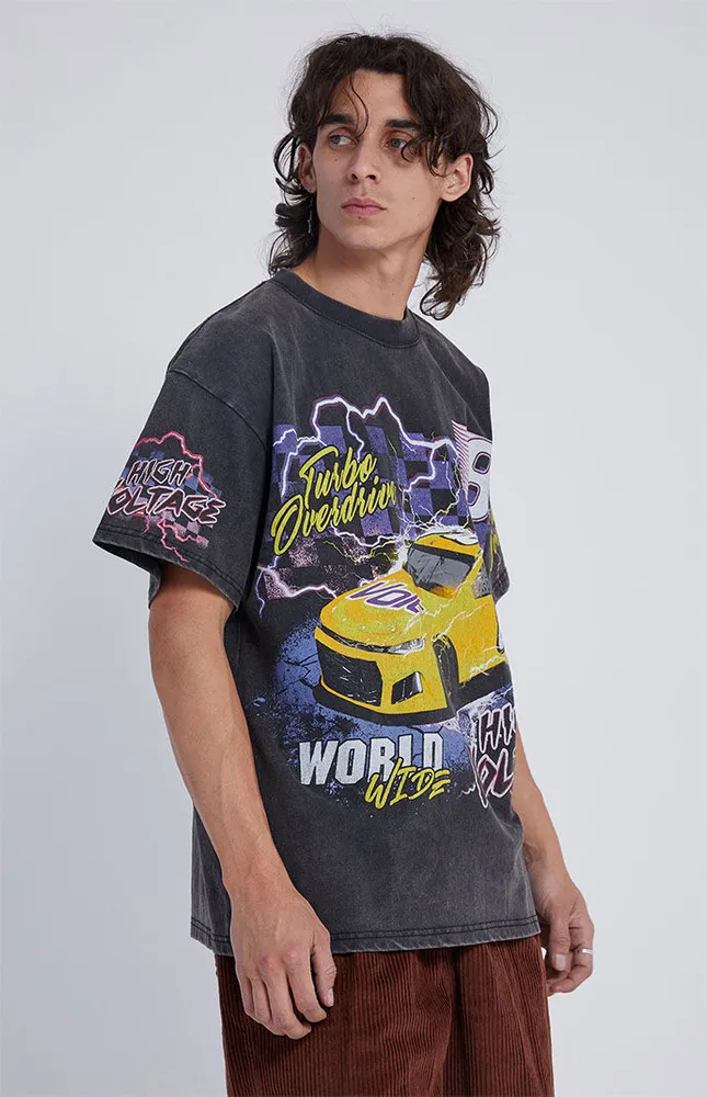 PacSun High Voltage Oversized Vintage T-Shirt