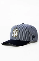 New Era x PS Reserve NY Yankees Striped Denim 9FORTY Hat