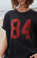John Galt Black Penelope 84 Oversized T-Shirt
