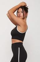 PAC 1980 WHISPER Active Logan Contrast Trim Sports Bra