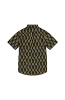 WeSC America Inc Oden 8 Balls Of Fire AOP Camp Shirt