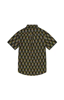 WeSC America Inc Oden 8 Balls Of Fire AOP Camp Shirt