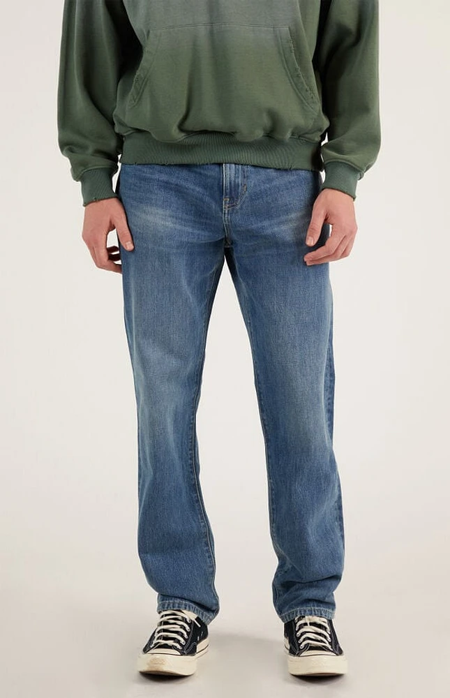 Pacsun Cade Straight Jeans Medium Indigo