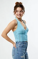 LA Hearts Kelli Knit Halter Top