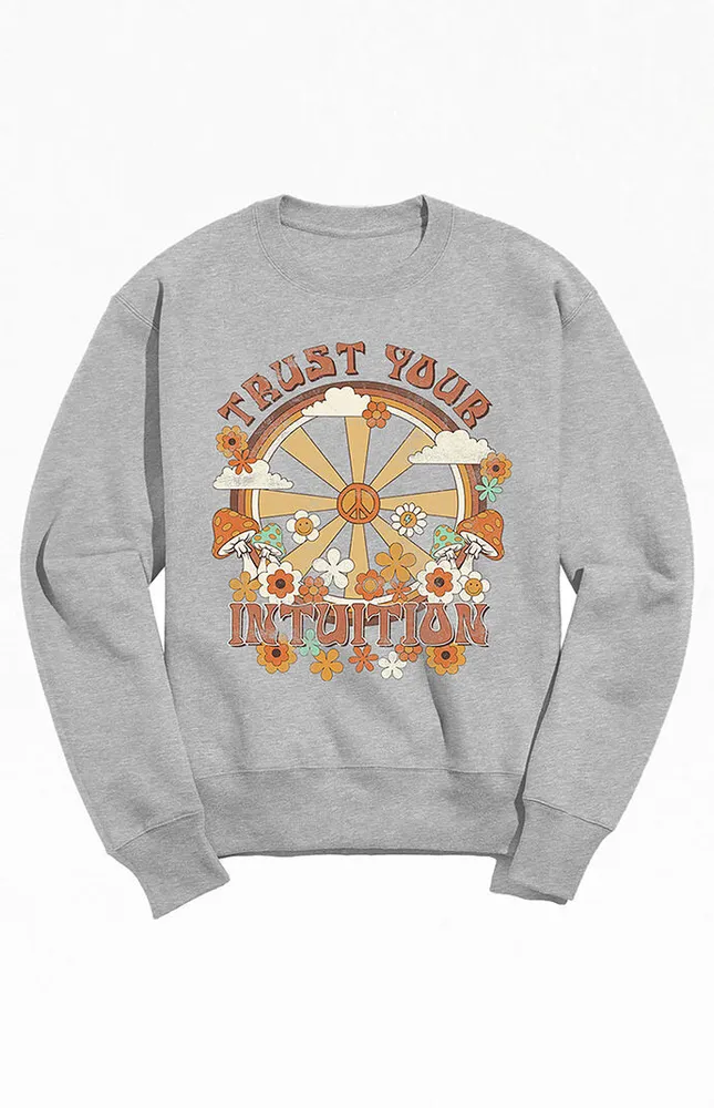 Gray Intuition Crew Neck Sweatshirt