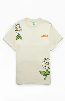 PacSun Kids Pacific Sunwear Flower Circle Graphic T-Shirt