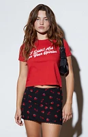 LA Hearts Cherry Berry Mini Skort